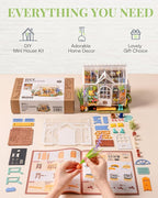 Rowood DIY Miniature House Kit, Mini Dollhouse KIt, Mayberry Street Craft Model - Image 4