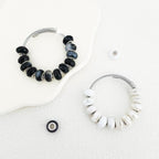 Zyehxed Large Hole Beads Black White Pink Fairy Wand Garden Beads - Image 4