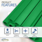Green EVA Foam Sheets, 6 x 9 Inch, 2mm Thick – Foam Paper - Image 4