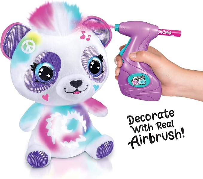 Canal Toys Personalize Airbrush Plush Large Panda! Decorate, Repeat! Customize - Image 8