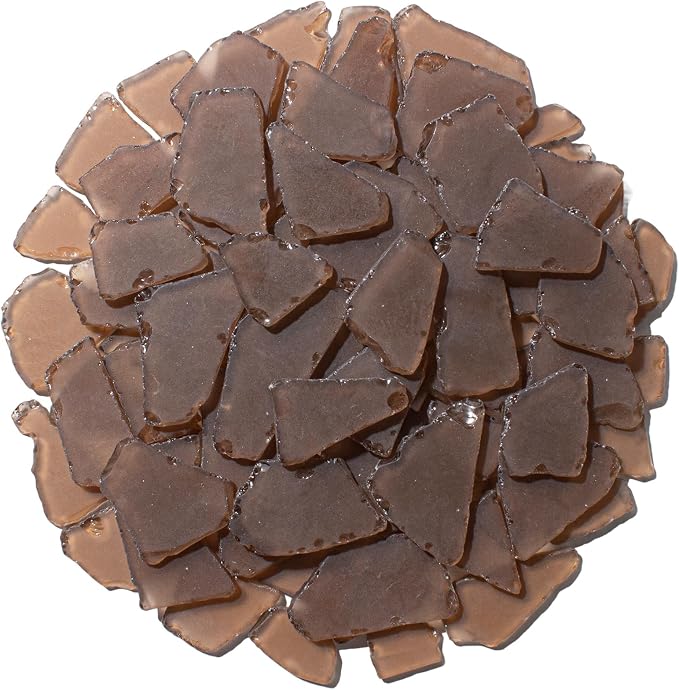 Keedolla 40oz Frosted Sea Glass Pieces Decor, 0.79"- 2" Beach Sea Glass Crafts by Keedolla