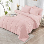 JOLLYVOGUE King Comforter Set, Ultra-Soft Bed in a Bag King Size 7 Pieces - Image 8
