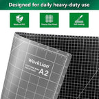 WorkLion Cutting Mat for Sewing: 24''x18'' Double-Sided Sewing Cutting Mat - Image 2