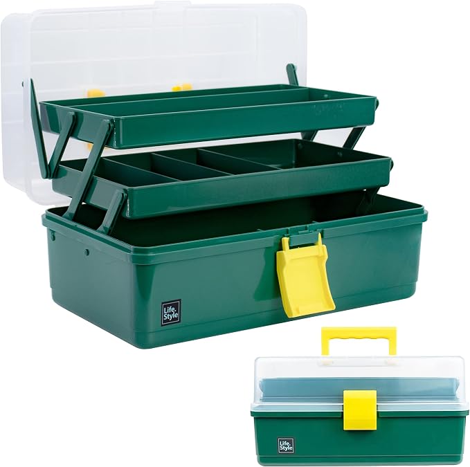 Creahaus 13 inch Art Craft Organizer Storage Box by Creahaus