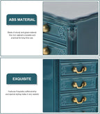 Toyvian Dollhouse Cabinet 1:24 Scale, Miniature Wooden 5-Drawer Dresser Storage - Image 8