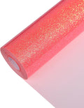 Neon Red Glitter Heat Transfer Vinyl 12" x 15 ft HTV by MerryMade