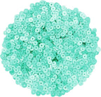 Mandala Crafts 6mm Flat Round Mint Sequins - Image 2