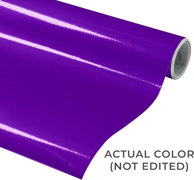 VViViD Purple Gloss DECO65 Permanent Adhesive Craft Vinyl - Image 2