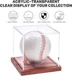 LITY 2 Pack Baseball Display Case, No Assembly Required Clear Cube Tennis Ball - Image 5