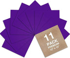 Dysania Purple Heat Transfer Vinyl, 10 Pack 12 x 12in Purple HTV Vinyl | Iron - Image 7