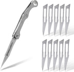 KeyUnity KK13 Precision Craft Utility Blade Titanium Handle Mini Cutting Tool by KeyUnity