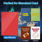 1000 Counts Red Card Sleeves, Matte Sleeve Deck Card Protectors, Trading Card - Image 5