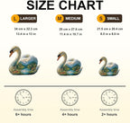 Swan Dream Puzzles Adults Gifts Wooden 165 Pieces 11.4 * 10.7in - Image 4