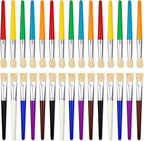 YGAOHF 30 Pcs Paint Brushes for Kids by YGAOHF