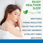 Pillow Cases - 100% Viscose Derived from Bamboo - Cooling Pillowcase - Standard - Image 7