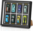 JupDec Magnetic 1:64 Diecast Display Frame, Dustproof Wall Mount or Tabletop by JupDec