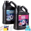 1 Gallon Epoxy Resin Kit, Crystal Clear and Hard Upgraded 2 Part Resin and by Pnente
