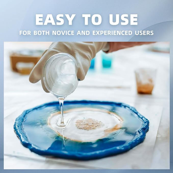 1 Gallon Crystal Clear Epoxy Resin Kit, High Gloss Bubble Free Resin - Image 4