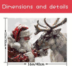 AREOPNMG Christmas Santa Claus Paint by Numbers Kit - Image 5