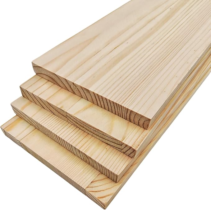 4PCS Rectangle Wood Boards Unfinished Wood Blocks - Image 4
