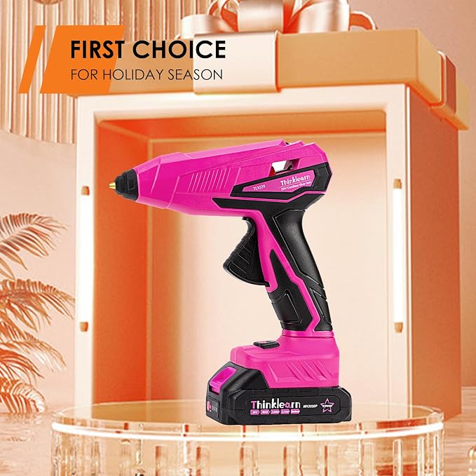 Cordless Hot Glue Gun - 20V Temp Adjust Hot Glue Gun - Image 8