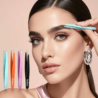 BEDACE Tweezers for Women and Men Facial Hair, Thickened 430 Stainless Steel - Image 8