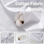 100% Combed Cotton Fabric by The Yard, 66 inches Wide, Premium Soft Breathable - Image 2