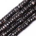 Natural Stone Heishi Beads for Necklace Making, 4 mm x 2 mm Small Flat Round by YUGDRUZY