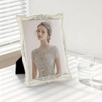 DIKAR 8x10 Vintage Picture Frames, Retro Silver Baroque Photo Frame - Image 2