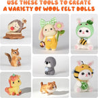 118-Piece Needle Felting Kit Professional, 100 Felting Needles - Image 7