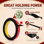 Double Sided Tape Heavy Duty 10FT, Very Sticky Adhesive Mounting Tape, Works - Image 3