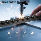 Rena Chris 2PCS Architectural Scale Ruler: 12" Imperial Aluminum Alloy Metal - Image 6