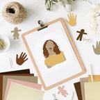 Whaline 20Pcs Skin Tone Felt Fabric Sheets Skin Tone Soft Thick Assorted Cream - Image 5