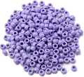 Gxueshan 1000 Pcs Acrylic Plastic White Pony Beads 6x9mm Bulk Kandi Beads by Gxueshan