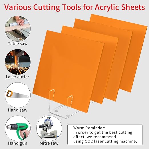1/8 Thick 12 x 12 inch Acrylic Sheets - Image 3