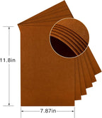 HaoFeiJH Brown Felt Fabric Sheets - Image 2