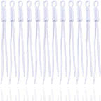 KJML DIY Paracord Keychain 12pcs Paracord Rope Keychain Braided Cord Rope Bag by KJMLDIY