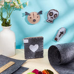 BENECREAT Felt Fabric Rolls, Dark Gray, 10 Feet x 15.75 Inch, 0.1cm Thick | - Image 6