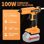 100W Cordless Hot Glue Gun for DeWalt 20V MAX Battery | Wireless Electric Power - Image 3