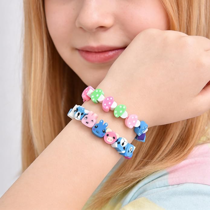 Friendship Bracelets for Girls, 10-Piece Cute Preppy Beaded Bracelet Set for - Image 4