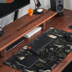 Black Aesthetic Desk Mat - Image 5