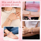 Wurosi 413 Pieces Gold Paperclip Charm Bracelet Making Kit, Including Paperclip - Image 7
