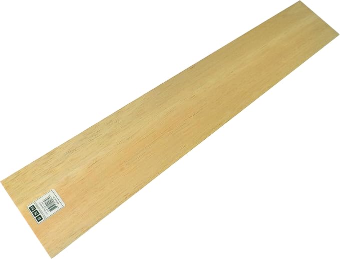 Balsa Wood 3/16 X 6 X 36in by Unknown