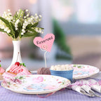 Funnymoom 7 Inch Pink Elephant Baby Shower Paper Plates 60 Pcs It's a Girl - Image 7