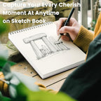 Cute Sketch Book for Kids Ages 8-12 Girls, 1 Pack-100 Sheets Purple Sketch Book - Image 7