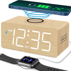 DreamSky Wooden Digital Alarm Clock by DreamSky