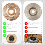 Pomsare 3PCS Angle Grinder Polishing Pad, Wood Carving Disc Set - Image 6