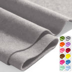 Light Grey 36" X 36" Felt Fabric Sheet by Luceinvita