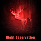 Honoson Red Light Flashlight LED Single Mode Torch 1 Mode Scalable Red Lens - Image 6