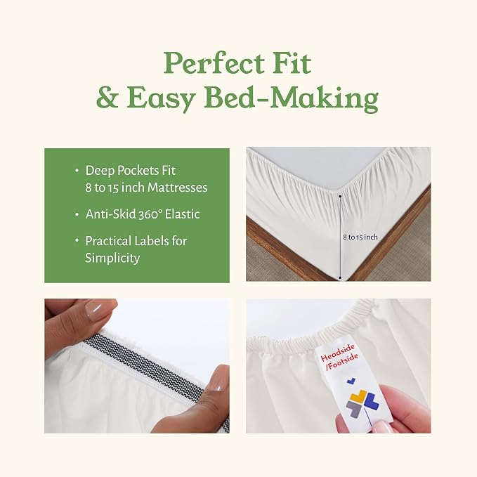 California Design Den Full Size Bed Sheets Set - Image 5